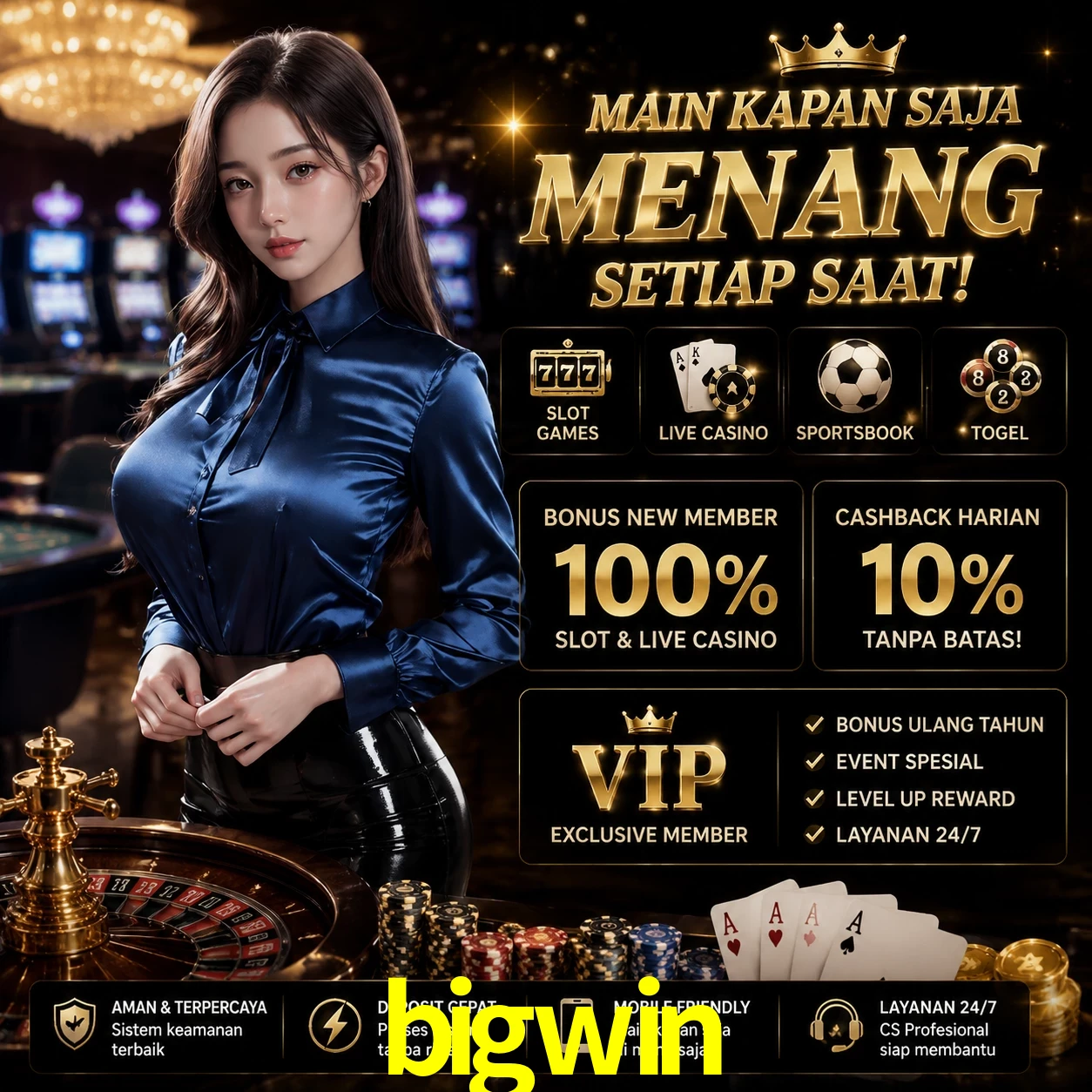 Central de dúvidas rápidas sobre o app bigwin