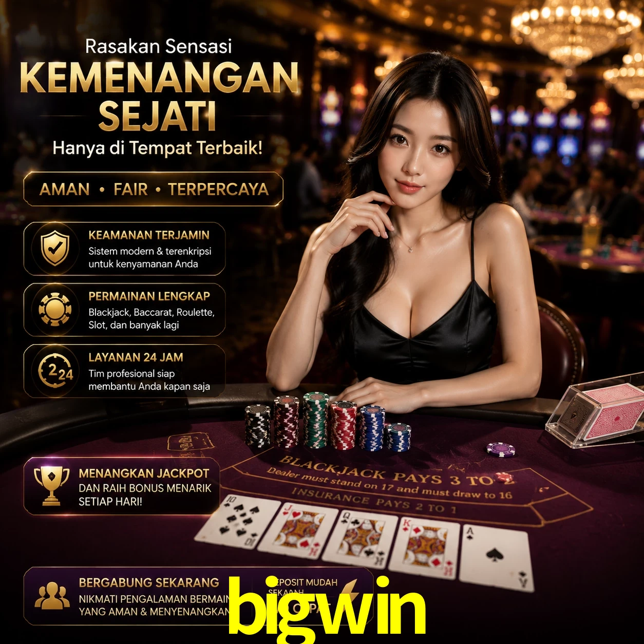 Bônus exclusivos membros VIP bigwin